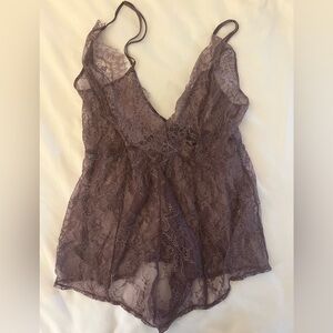 Victoria's Secret Lace Romper Lingerie, Size M